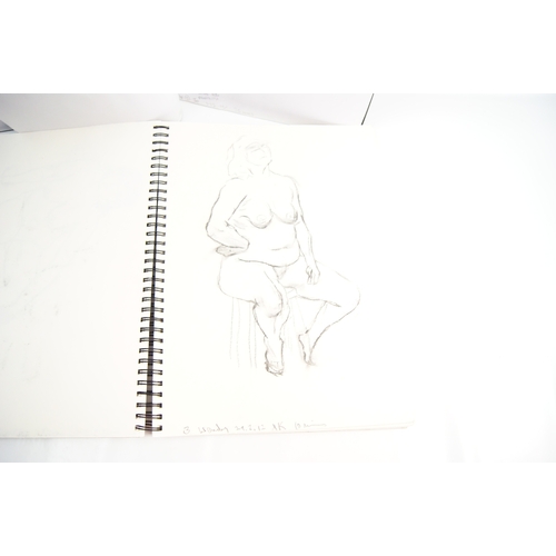 115 - Two Sketchbooks of Life Drawing Studies by Linda King (British, b. 1958)A pair of sketchbooks cont... 