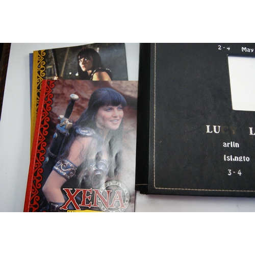 120 - A Collection of Xena: Warrior Princess Memorabilia featuring Autographed Prints and 2008 London Conv... 