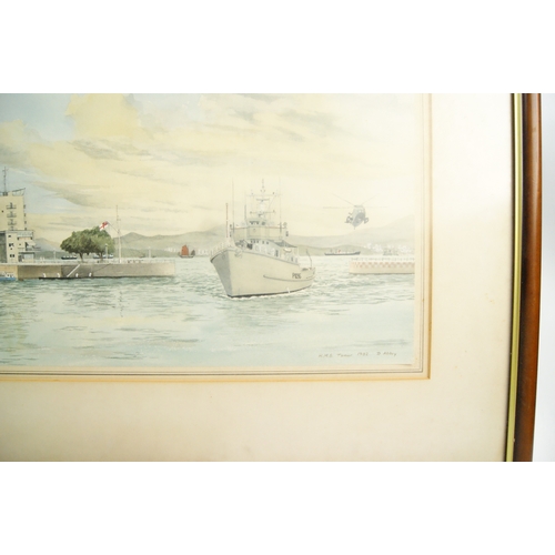 62 - A Collection of Framed Artworks Depicting Hong Kong and Botanical SubjectsA collection of framed a... 