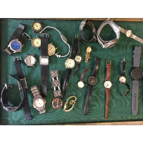 35 - A quantity of mostly fashion watches -