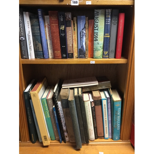 169 - Four shelves of books
of mainly history interest -