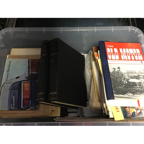 184 - Automobilia: A large quantity of ephemera 
relating to various car marques -