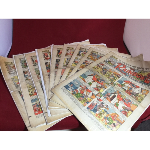 188 - A quantity of Rainbow comics 
1920's (9) -