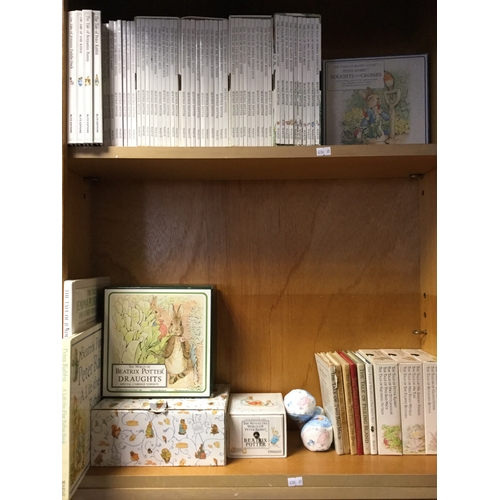 190 - A selection of Beatrix Potter books 
and associated items, toys etc -