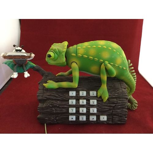 213 - A vintage Karma Chameleon 
novelty animated telephone -