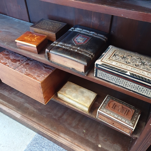 226 - A 20th century music box, 
another box designed as a book and various others -