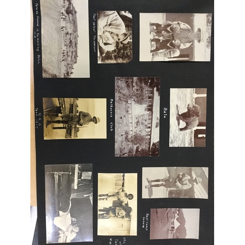 243 - A WWI period album, 
detailing Lt Col N E Cutlers war, and another album from the same period -