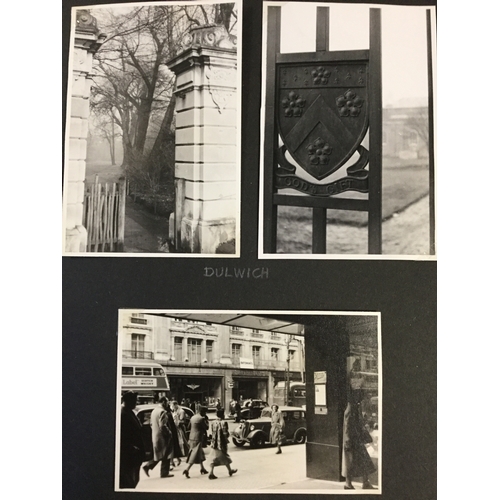 247 - A group of eight family photograph albums, 
including London scenes, topographical etc -