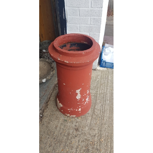 365 - A painted chimney pot -