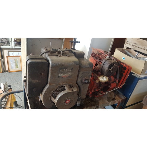 373 - Two Briggs & Stratton mower engines -