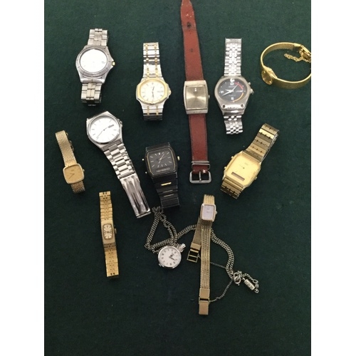 54 - An assortment of lady's and gent's Seiko wristwatches -