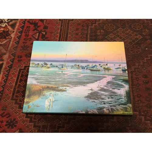 189 - A modern canvas print of Christchurch -