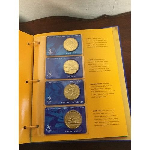 251 - Coins: A Sydney 2000 Olympic Coin Collection, in folder -