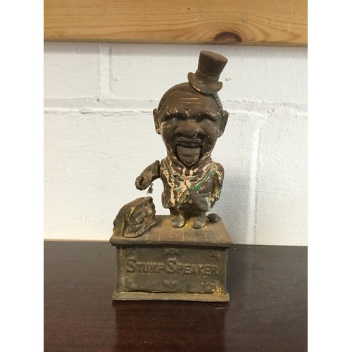 307 - A 'Stump Speaker' money bank -