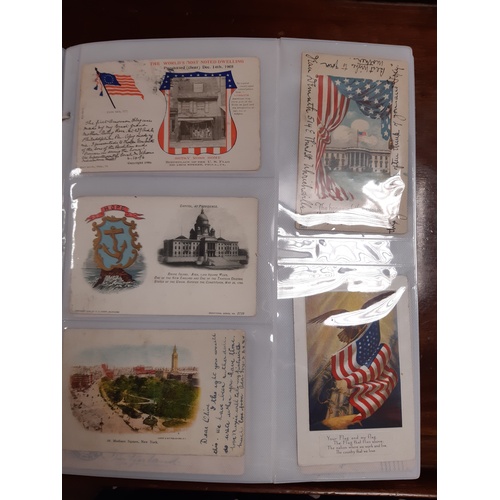 318 - Postcards: Approximately 200 vintage USA cards, c.1905/1930 -