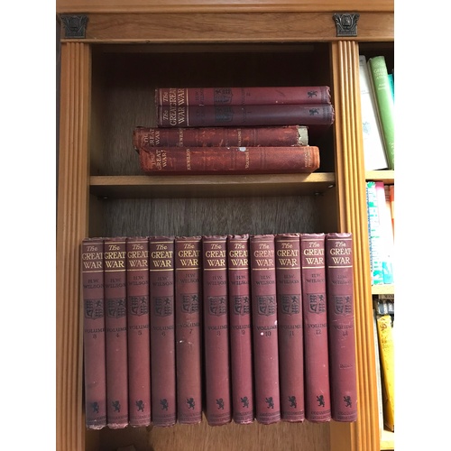213 - The Great War, H W Wilson, in 13 volumes, and two similar -