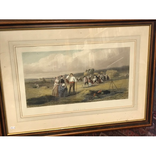 193 - After J Absolon - A pair of 19th century prints 'Labour' and 'Rest' -