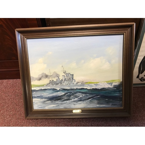 202 - A mixed lot of pictures and prints -