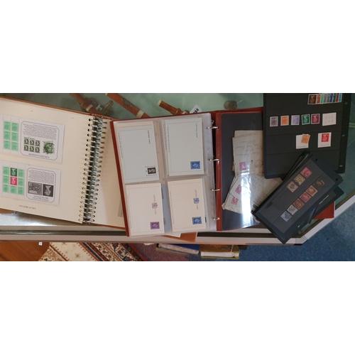 232 - Stamps: A GB collection, including Penny Black, in albums and loose -