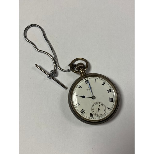 31 - A Coventry Astral silver cased open face pocket watch -