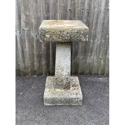 394 - A stone birdbath -