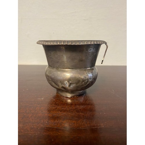 44 - A Georgian silver strainer, London possibly 1789 -