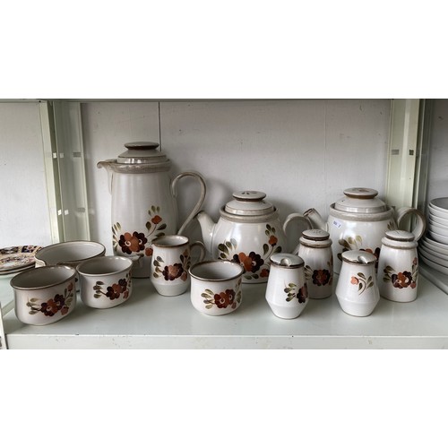 80 - A Denby coffee and tea service -