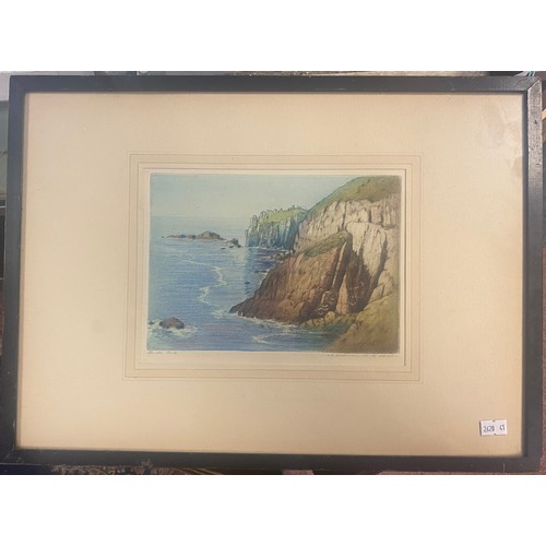 111 - Robert Herdman Smith -                                                       
Lands End, coloured et... 