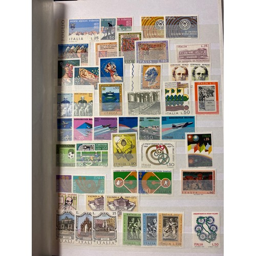 226 - Stamps: Europe in three stockbooks, unmounted, many sets -