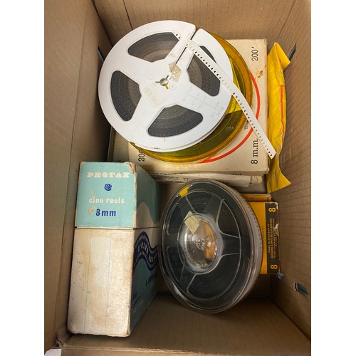 212 - A collection of film reels -