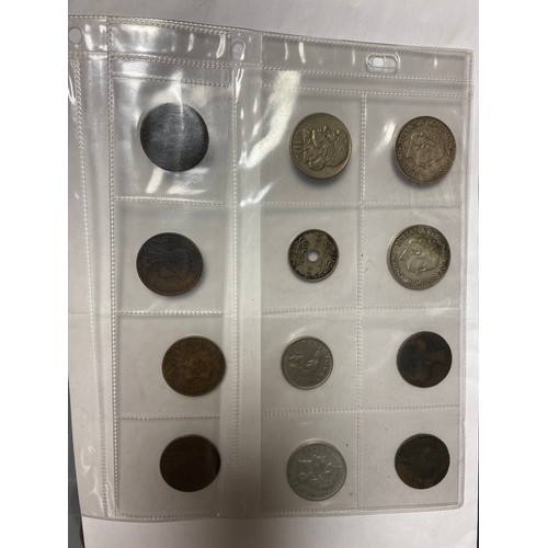 227 - Coins: a collection of pre-decimal coins, including early milled British and World silver, banknotes... 