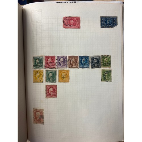 182 - Stamps: a World Collection, in three albums -