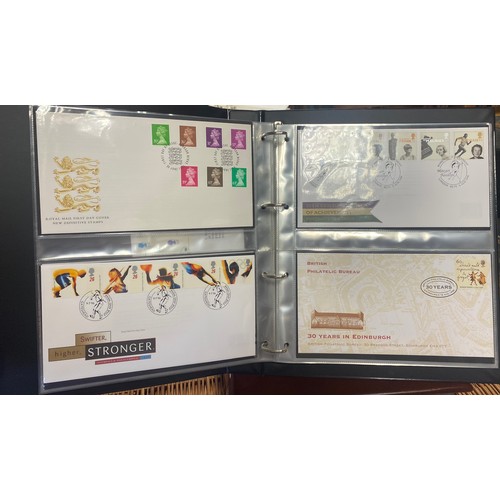 235 - Stamps: a quantity of presentation packs and FDC's (7 albums), together with a GB stock book -