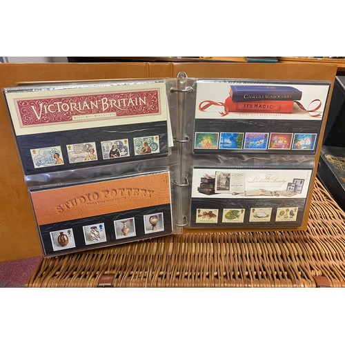 235 - Stamps: a quantity of presentation packs and FDC's (7 albums), together with a GB stock book -