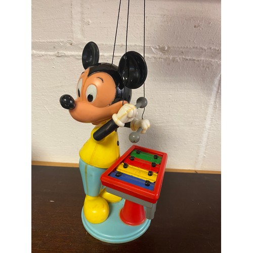 240 - A vintage Mickey Mouse plastic puppet -