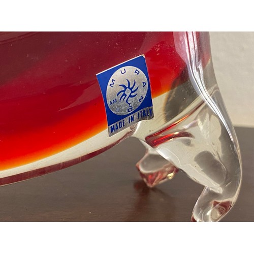 140 - A Murano glass dachshund -