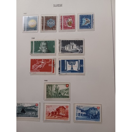 239 - Stamps: Switzerland on pages, cat £1,400 -