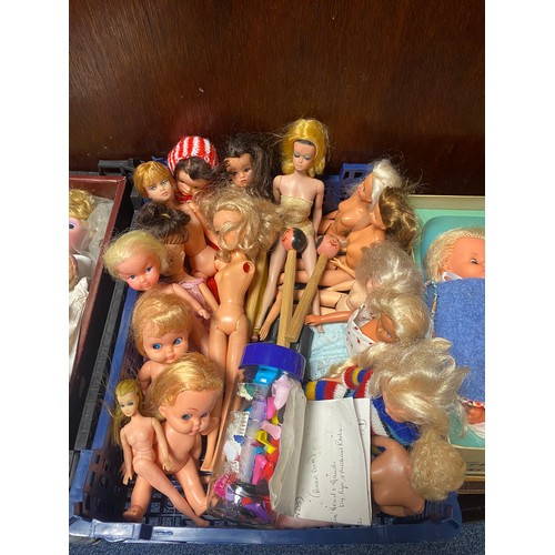 291 - A collection of Barbie and Action Man dolls, and some accessories (some af/f) -