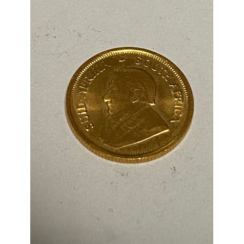 107 - Coins: a 1981 1/10th krugerrand -