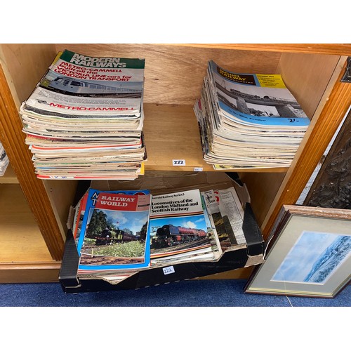 222 - A quantity of vintage Model Railway and Railway Modeller magazine -