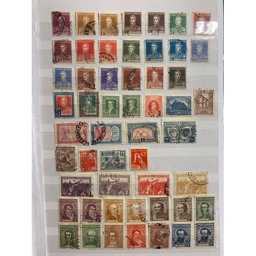 267 - Stamps: South America collection, A to G, Argentina, Bolivia, Brazil, Chile, Colombia, Ecuador and G... 