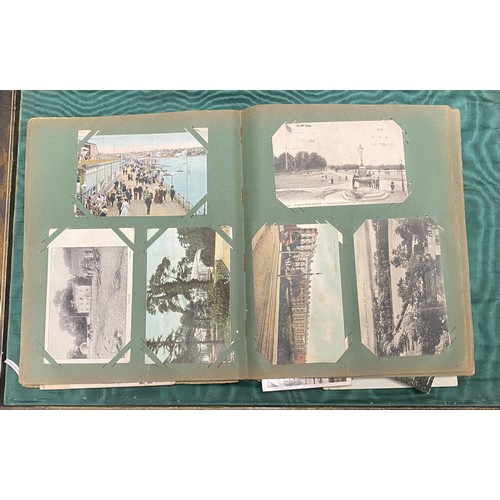 313 - Postcards: an album of approximately 215 postcards, all addressed to the same family, including Surr... 