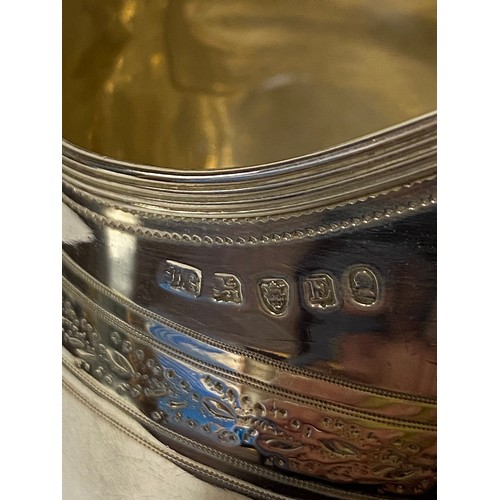 80 - A George III silver jug, Thomas Whipham, London 1800, initialled in a wreath -