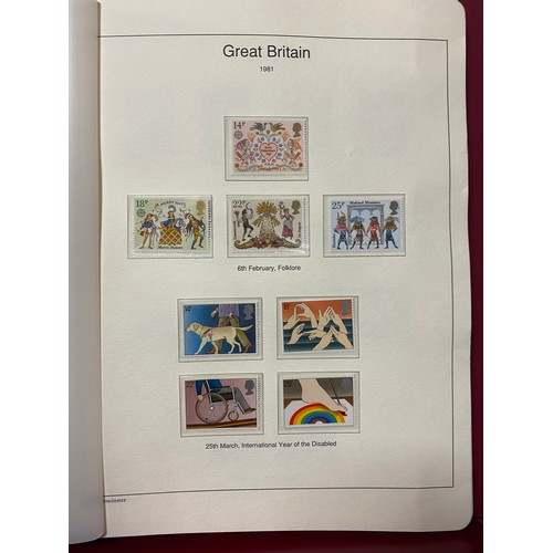 354 - Stamps - The Great British Collection, in three printed albums -