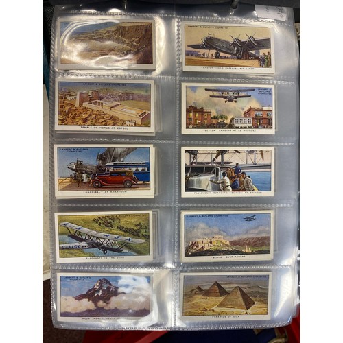 270 - Cigarette cards: an album of cigarette cards of aviation and RAF interest -