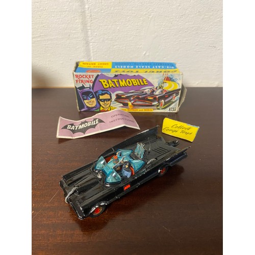 272 - Toys: a Corgi 267 Rocket Firing Batmobile, boxed -