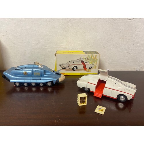 274 - Toys: a Dinky 105 Captain Scarlett Maximum Security Vehicle, boxed, together with a Spectrum S Pursu... 