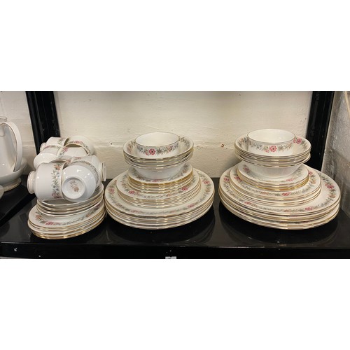 108 - A Paragon Belinda pattern tea, coffee and dinner service -