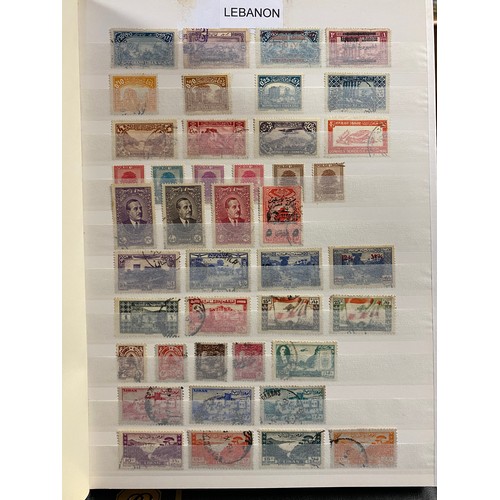 177 - Stamps: collection Middle East, thirteen countries including Iran, Iraq, Israel, Jordan, Kuwait, Leb... 