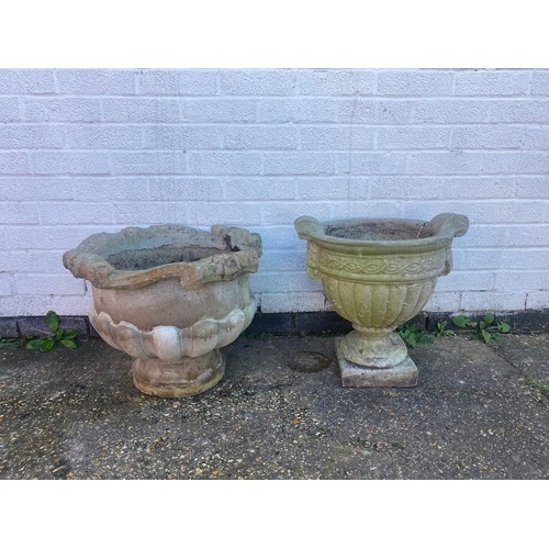 360 - Two garden planters -